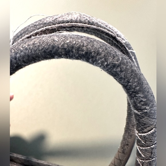 Bottega Veneta Tote Marco Polo Intreccio Jet Gray from Japan - Picture 9 of 9